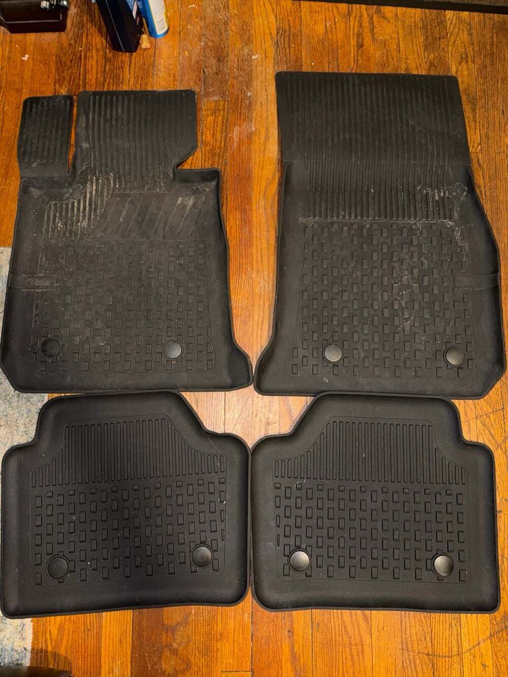 Riz Liner All Weather Rubber Floor Mats Set for BMW M3 E90 Sedan 2005-2011